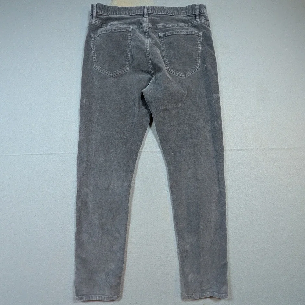 Flint and Tinder Corduroy Pants Mens‎ 32x32 Charcoal Grey Tapered Fit 5-Pocket